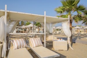Riccione spiaggia le palme