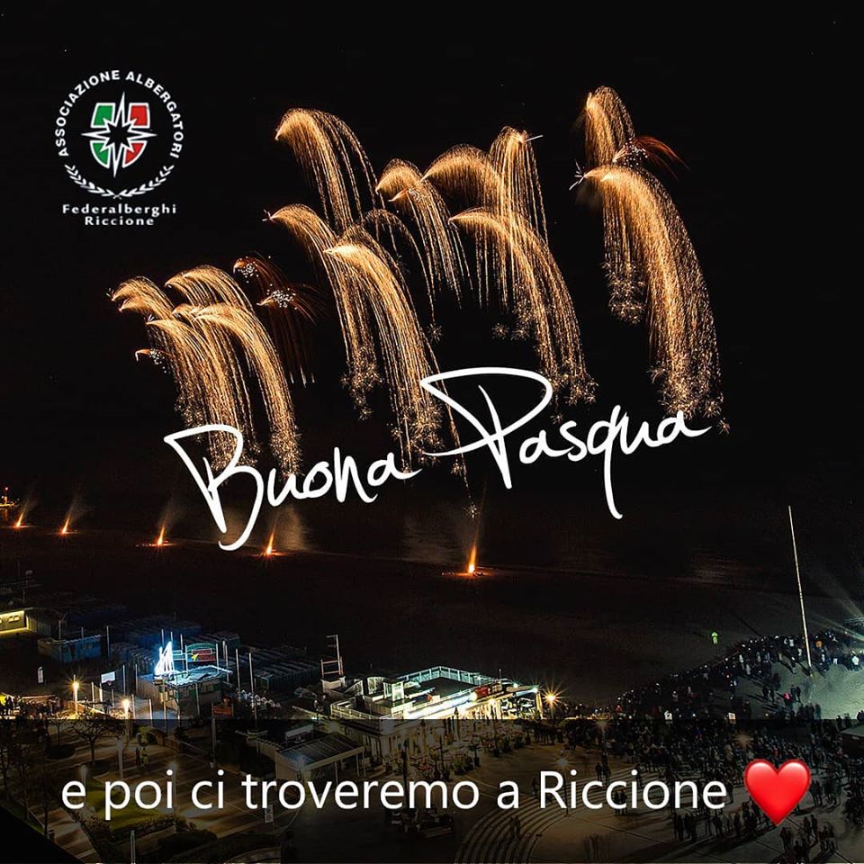ci troveremo fuochi artificiali Riccione : Buona Pasqua