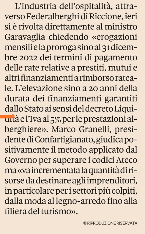 Le proposte di Federalberghi Riccione al ministro Garavaglia: “Risposte urgenti”